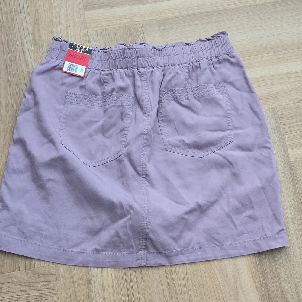 DAKOTA BLUE Purple Drawstring Skort Medium - Picture 5 of 5